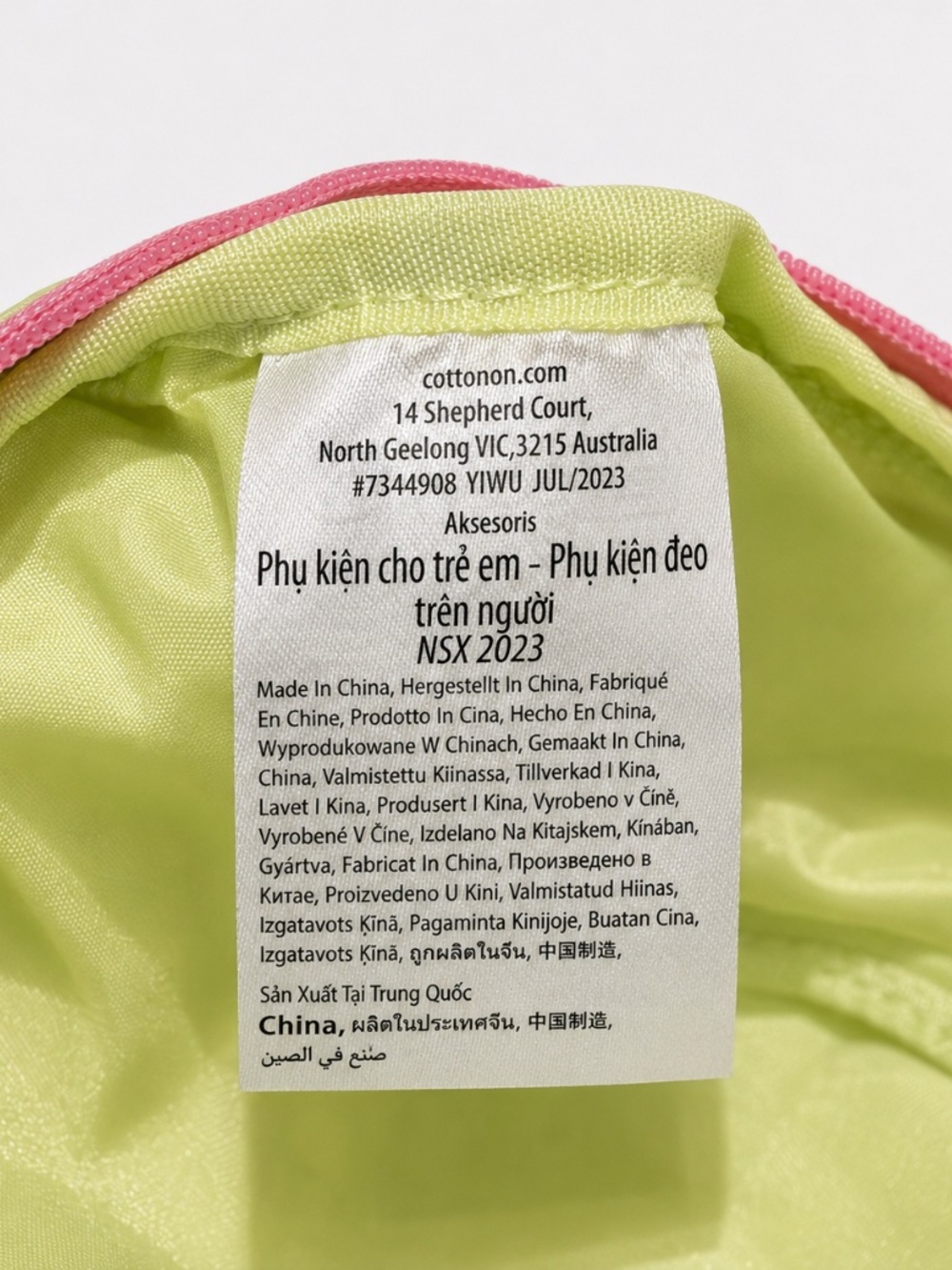 Cotton On Women / Kids x Barbie Belt Bag Fanny Pack 2023 Pastel Pink Blue Yellow - Picture 2 of 9
